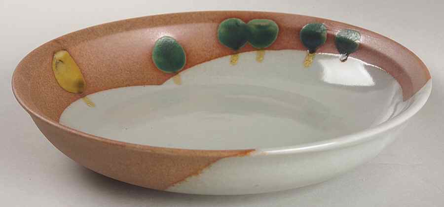 Over The Hills Shallow Round Vegetable Bowl by Iron Mountain-1