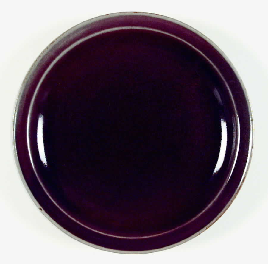 Plum Red Large Dinner Plate by Iron Mountain-1