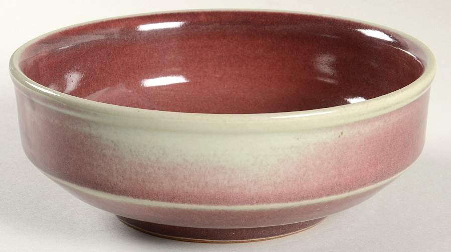 Plum Red 7" Round Vegetable Bowl by Iron Mountain-1