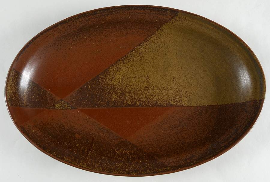 Roan Mountain 15" Oval Serving Platter by Iron Mountain-1