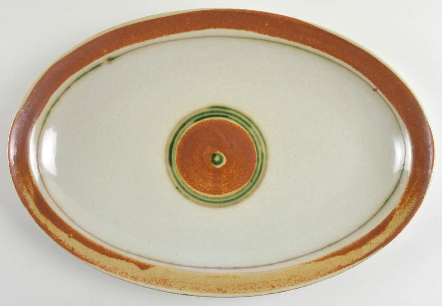 Whispering Pines 15" Oval Serving Platter by Iron Mountain-1