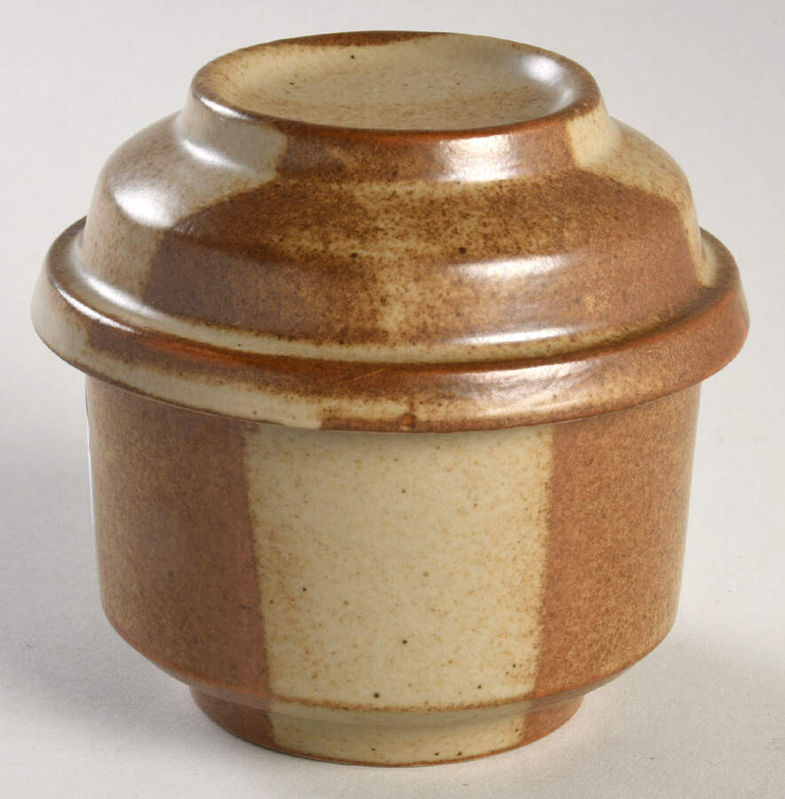 White Top Sugar Bowl & Lid by Iron Mountain-1