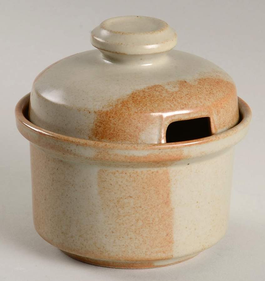 White Top Sugar Bowl & Lid by Iron Mountain-1