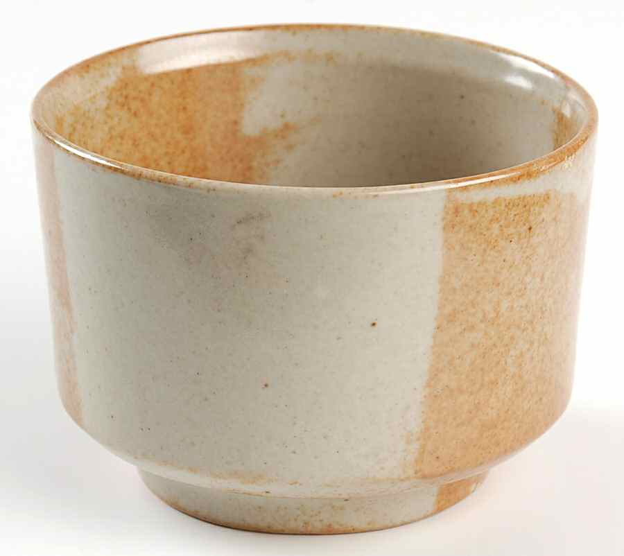 White Top Footed Bouillon Cup by Iron Mountain-1