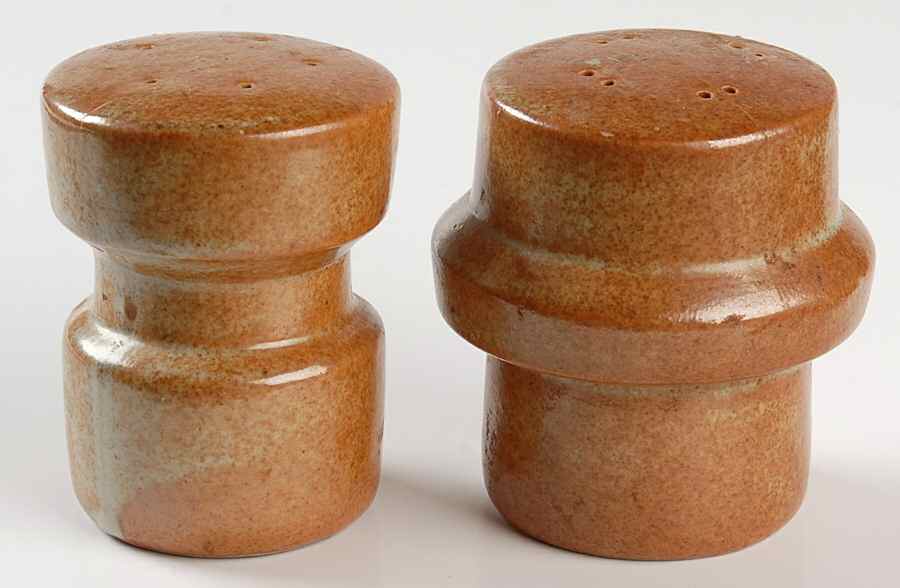 White Top Tall Salt & Pepper Set by Iron Mountain-1