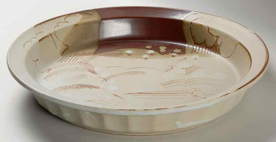 Winter Light Pie Serving Plate by Iron Mountain-1