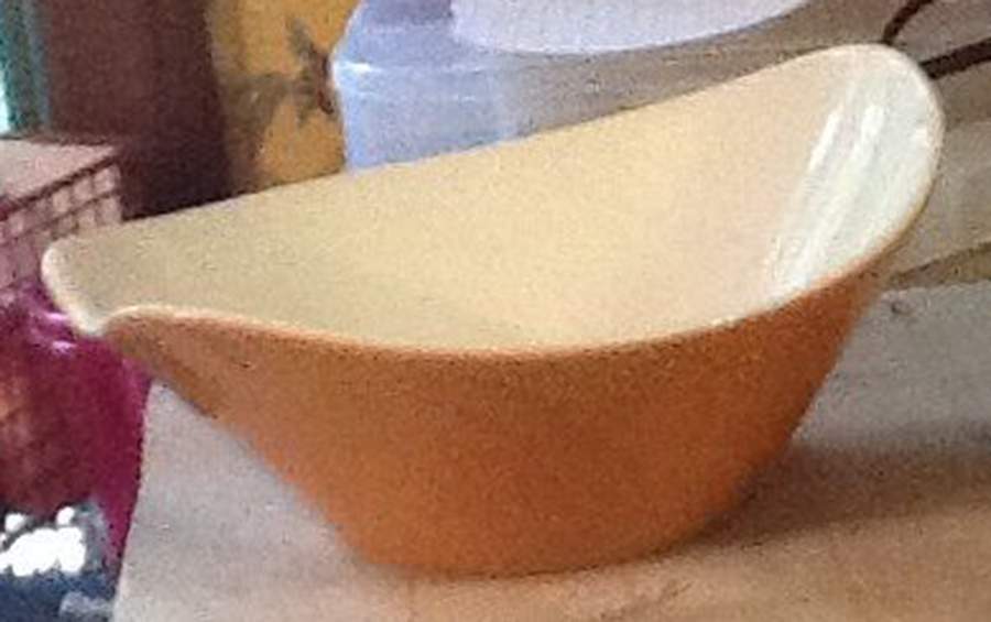 Accent Orange (Burnt Umber-Orange) Gravy Boat by Iroquois-1