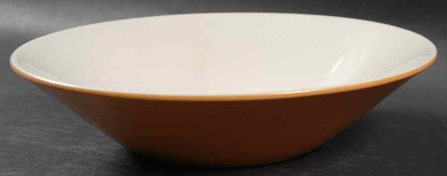 Accent Orange (Burnt Umber-Orange) Gumbo Dish by Iroquois-1