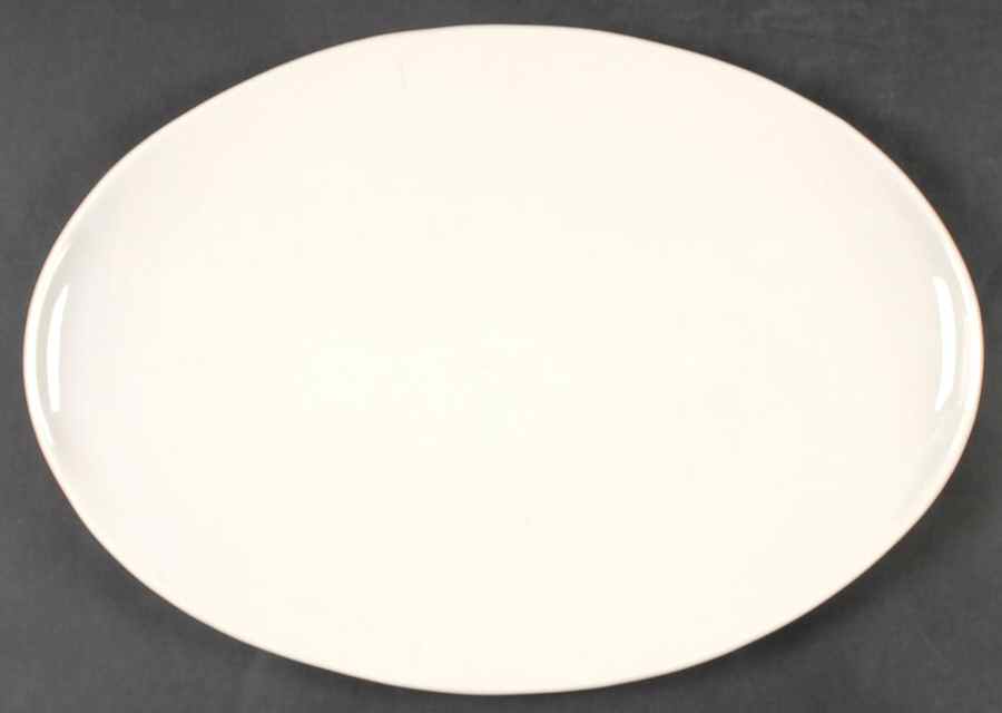 Accent Orange (Burnt Umber-Orange) 15" Oval Serving Platter by Iroquois-1