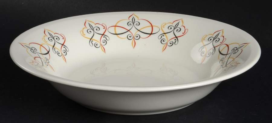 Arabesque 9" Round Vegetable Bowl by Iroquois-1
