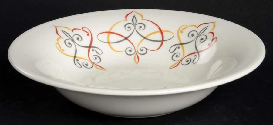Arabesque Coupe Cereal Bowl by Iroquois-1