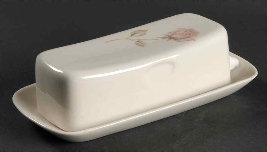 Beige Rose (Coupe) 1/4 Lb Covered Butter by Iroquois-1