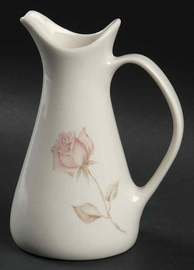 Beige Rose (Coupe) Creamer by Iroquois-1