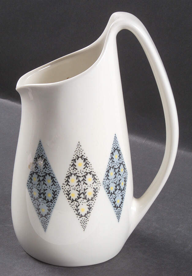 Blue Diamonds 32 Oz Pitcher by Iroquois-1