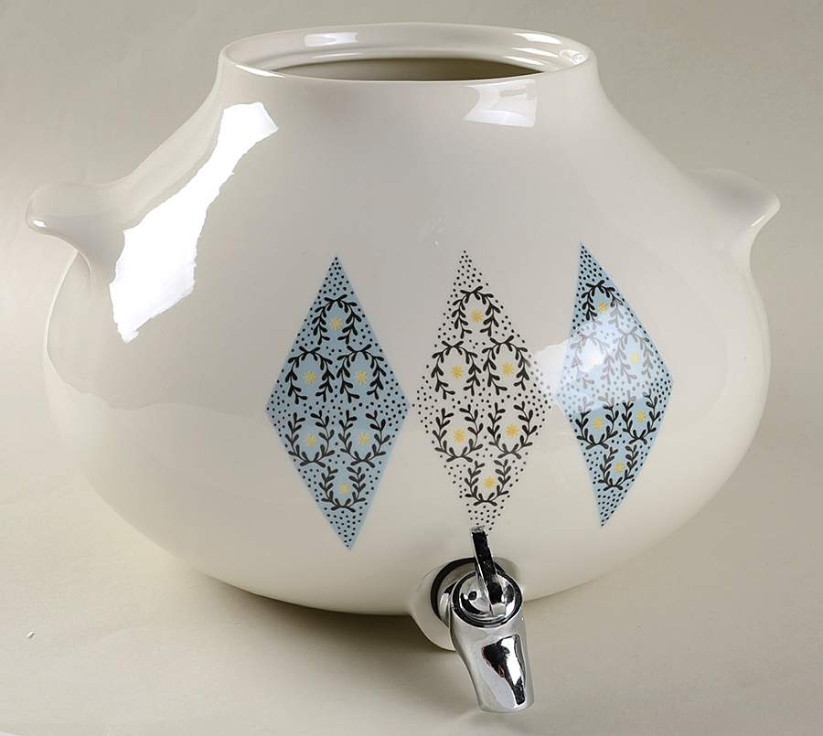 Blue Diamonds Samovar No Lid by Iroquois-1