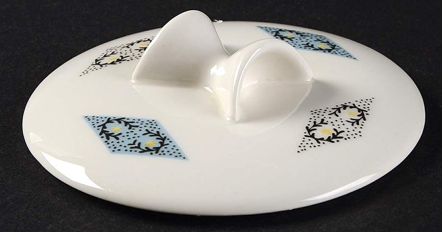 Blue Diamonds Lid for Samovar by Iroquois-1
