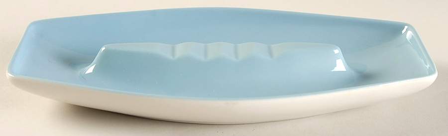 Blue Diamonds 9" Ashtray by Iroquois-1