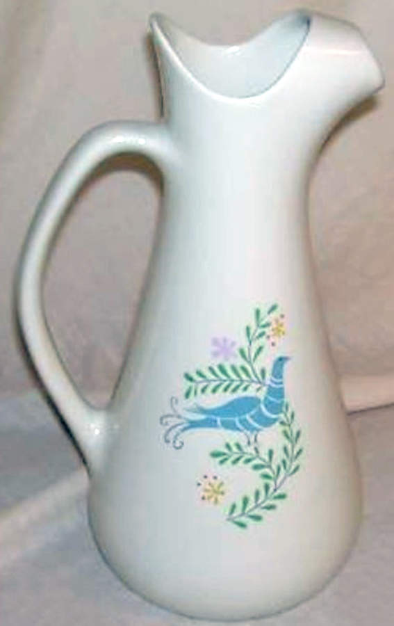 Blue Doves 64 Oz Pitcher by Iroquois-1