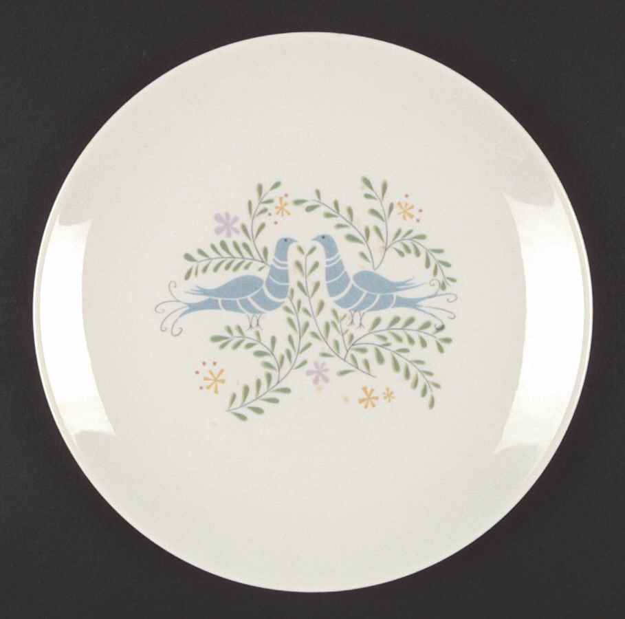 Blue Doves Dinner Plate by Iroquois-1