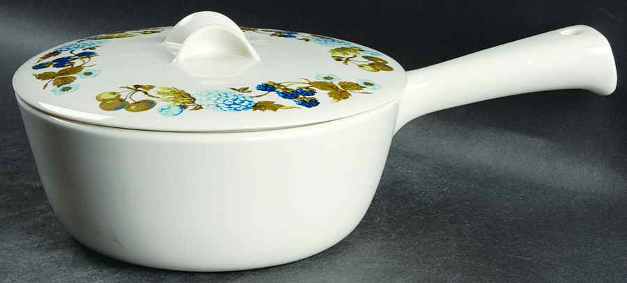 Blue Vineyard Saucepan & Lid by Iroquois-1