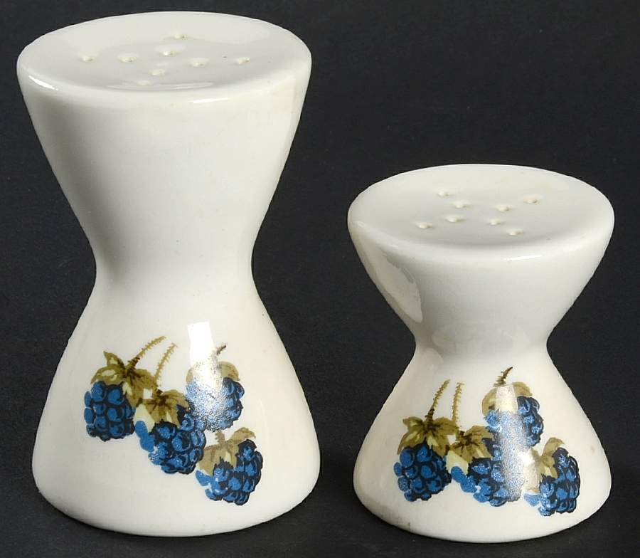 Blue Vineyard Salt & Pepper Set by Iroquois-1