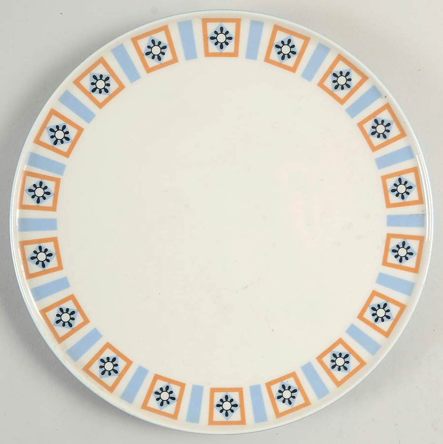 Bombay Blue Dinner Plate by Iroquois-1