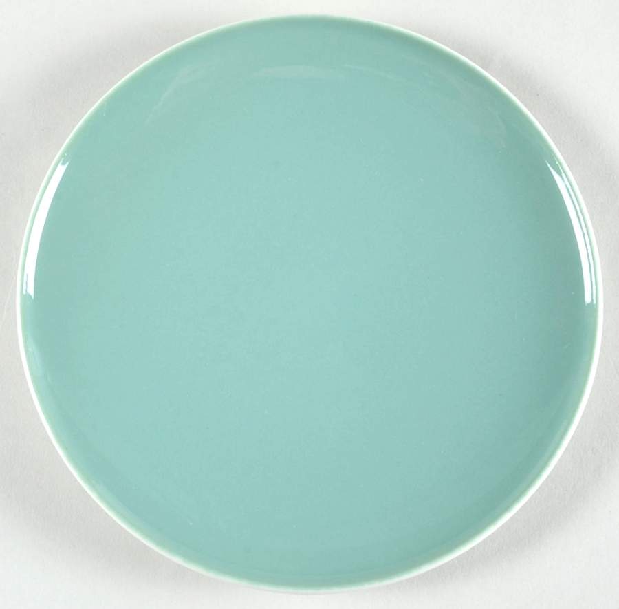 Bombay Green Bread & Butter Plate by Iroquois-1
