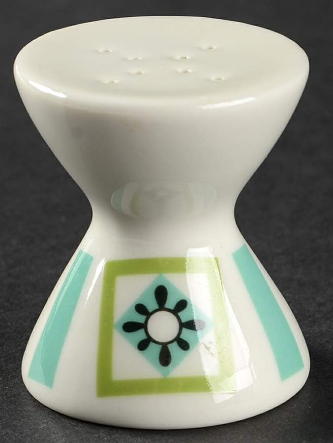 Bombay Green Salt Shaker by Iroquois-1