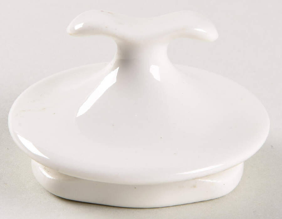 Bridal White Lid for Coffee Pot by Iroquois-1