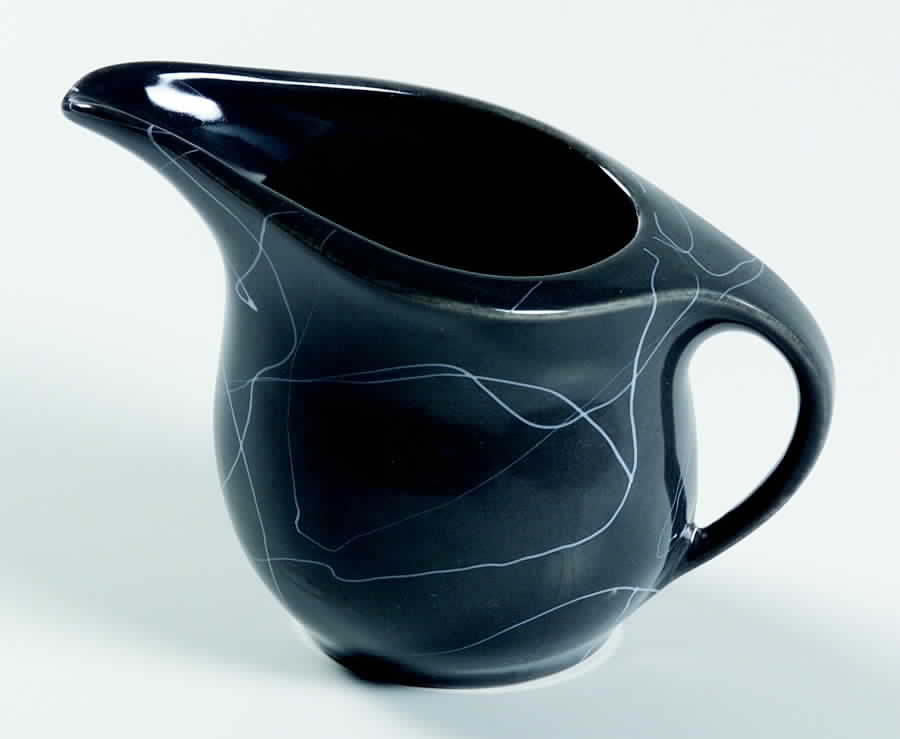 Carrara Modern Gray Creamer by Iroquois-1