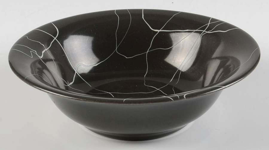 Carrara Modern Gray Coupe Cereal Bowl by Iroquois-1