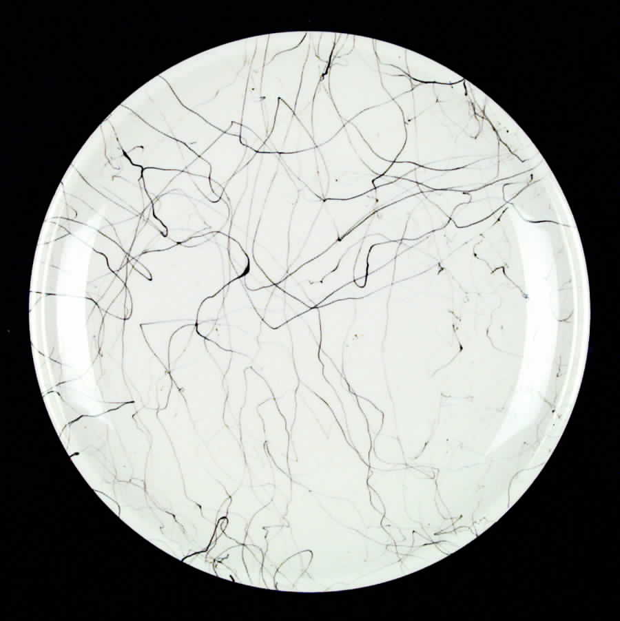 Carrara Modern White Dinner Plate by Iroquois-1