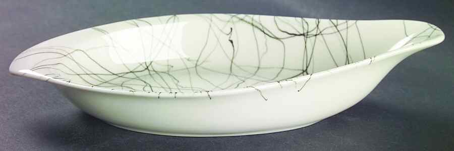 Carrara Modern White 9" Augratin by Iroquois-1