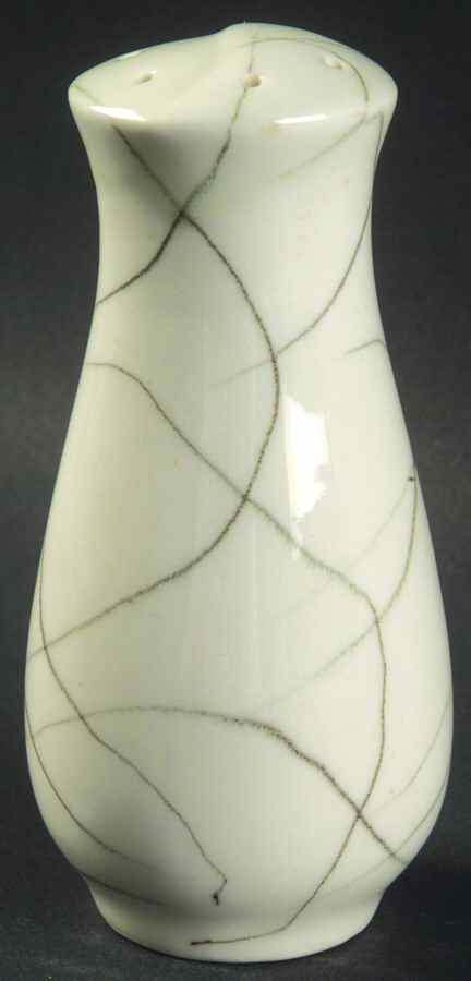 Carrara Modern White Salt Shaker by Iroquois-1