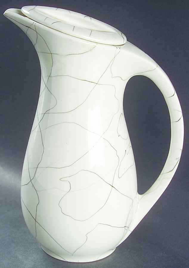 Carrara Modern White Coffee Pot & Lid by Iroquois-1