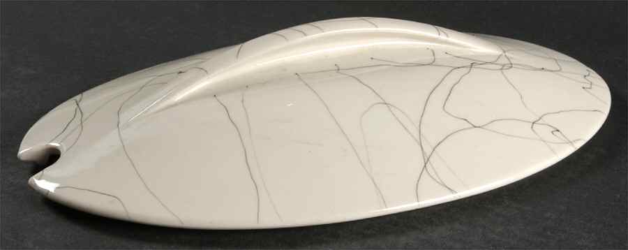 Carrara Modern White Lid for Oval Tureen by Iroquois-1