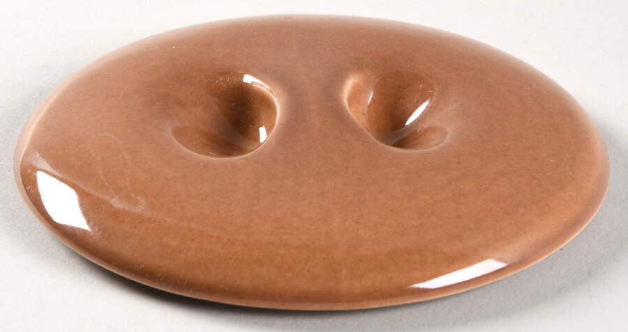 Casual Apricot Lid for Covered Soup Bowl by Iroquois-1