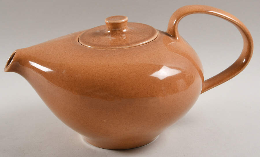 Casual Apricot Teapot & Lid by Iroquois-1