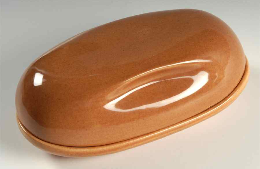 Casual Apricot 1/2 Pound Butter & Relish/Butter Tray by Iroquois-1