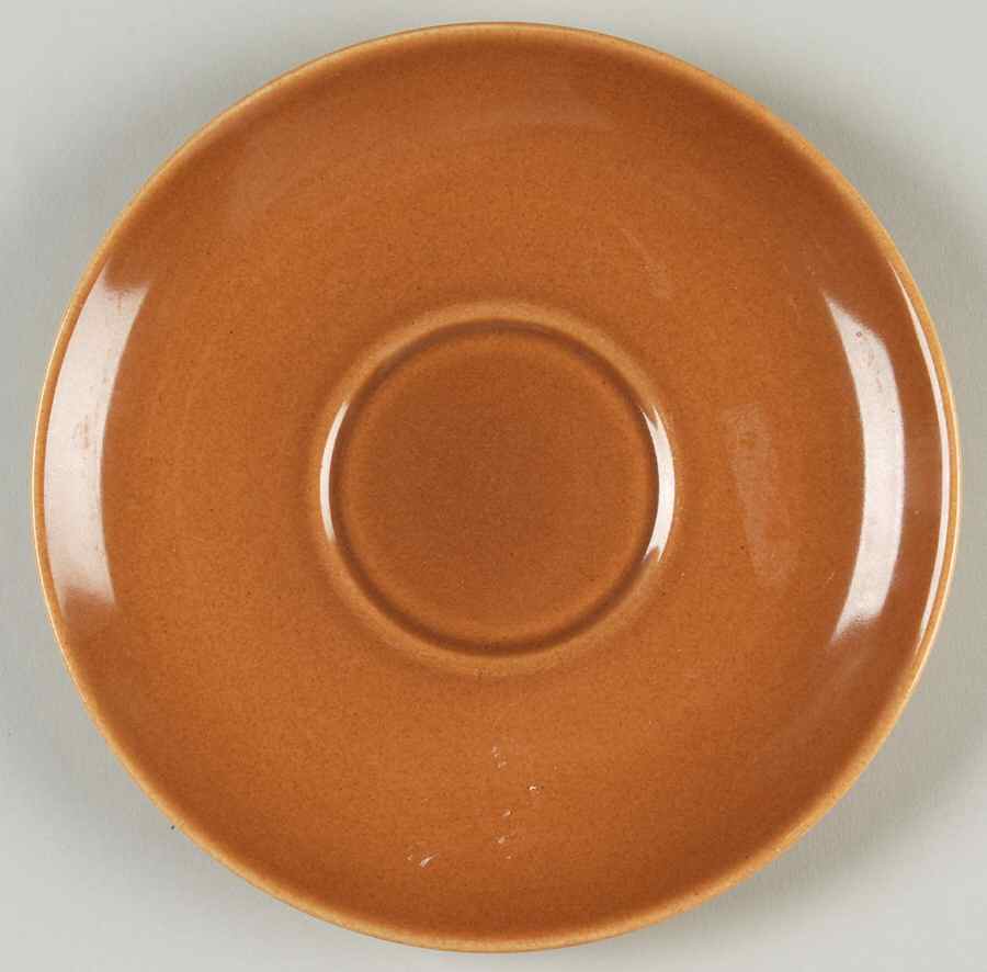 Casual Apricot Underplate for Gravy Boat (Soup Base) by Iroquois-1