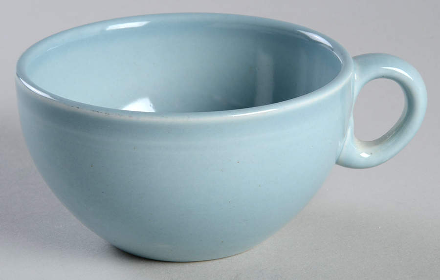 Casual Blue Flat Cup by Iroquois-1