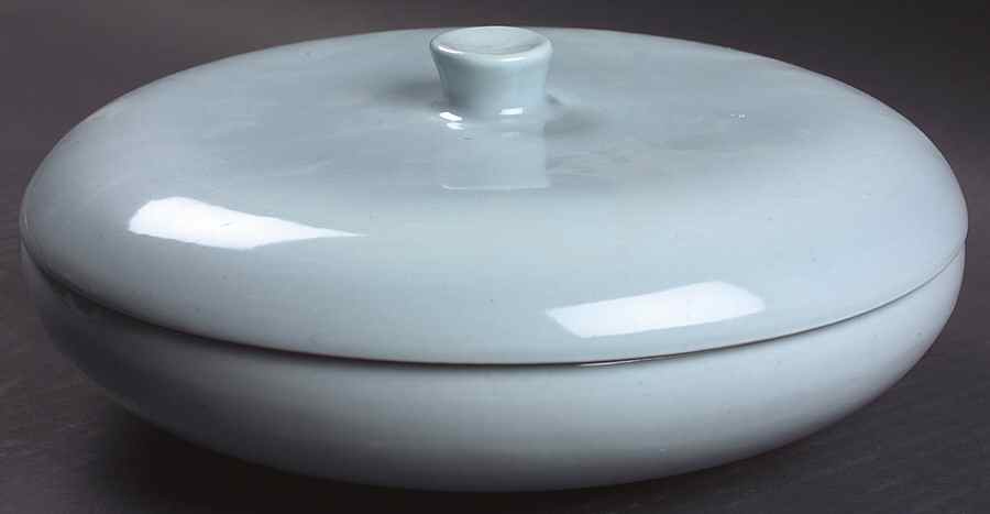 Casual Blue Round Covered Vegetable Bowl(RV10 Base & Knob Lid) by Iroquois-1