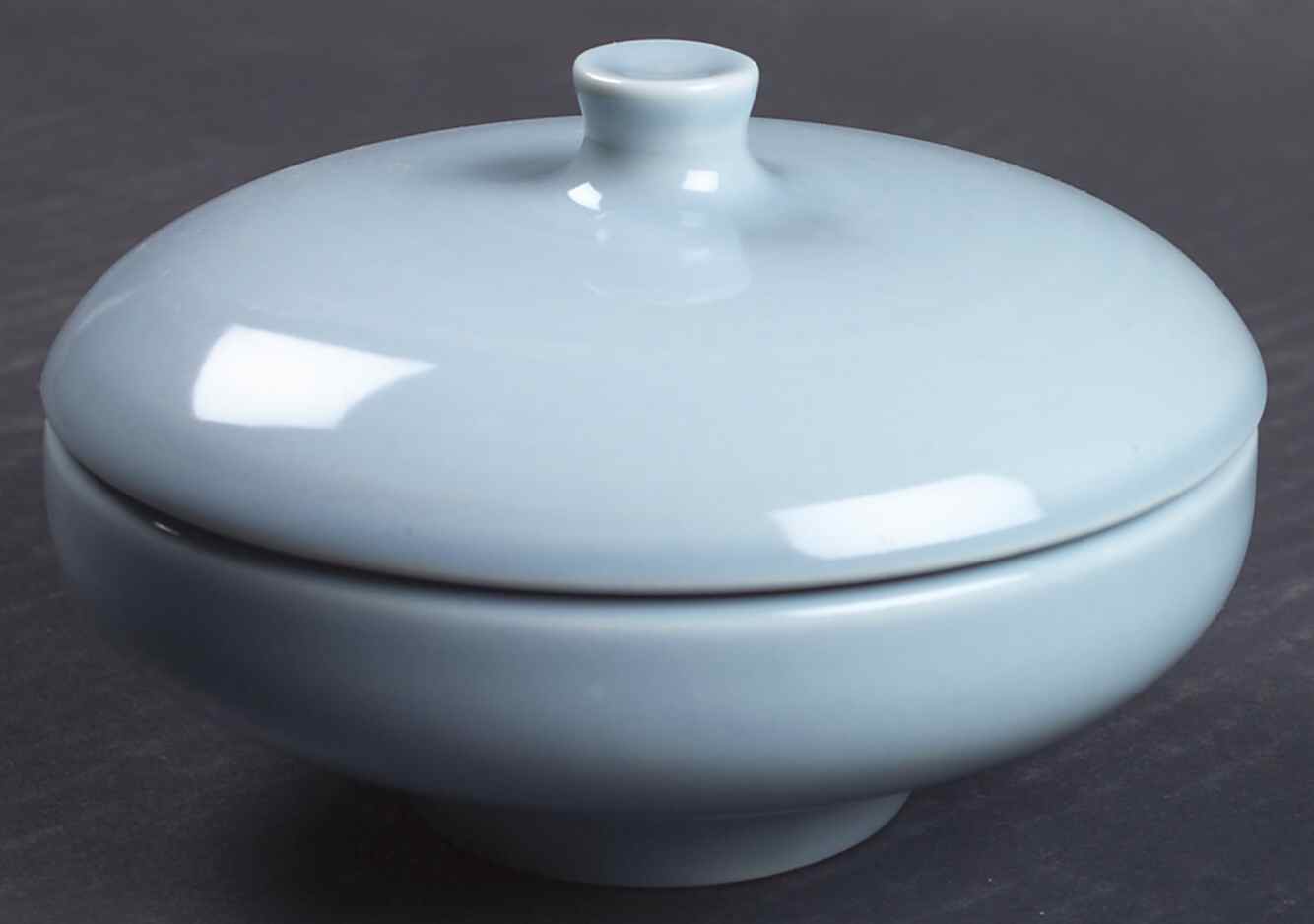 Casual Blue Redesign Sugar Bowl & Lid (Fruit/Dessert Bowl) by Iroquois-1