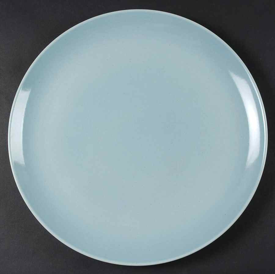 Casual Blue 13" Chop Plate (Round Platter) by Iroquois-1