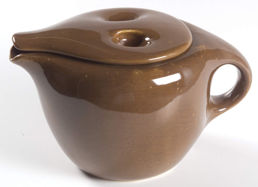 Casual Brown After Dinner Coffee Pot & Lid by Iroquois-1