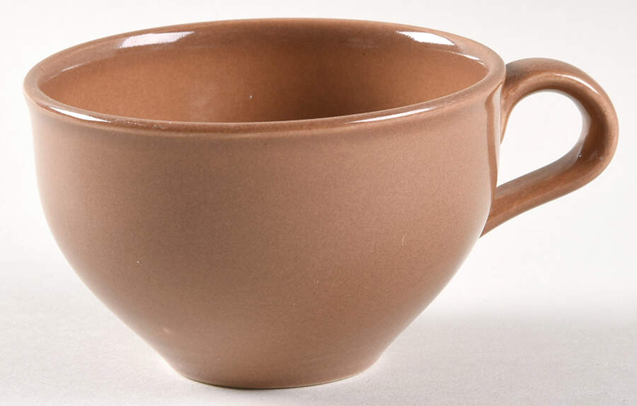 Casual Brown Flat Cup by Iroquois-1