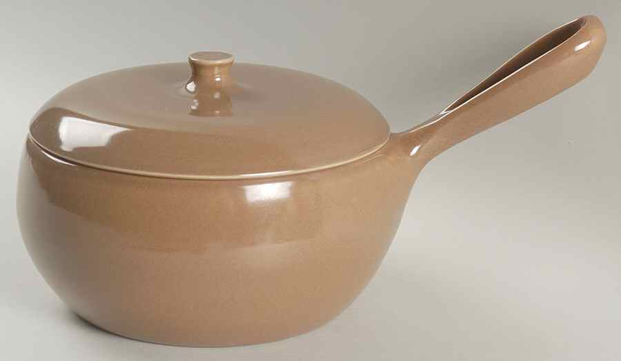 Casual Brown Saucepan & Knob Lid by Iroquois-1