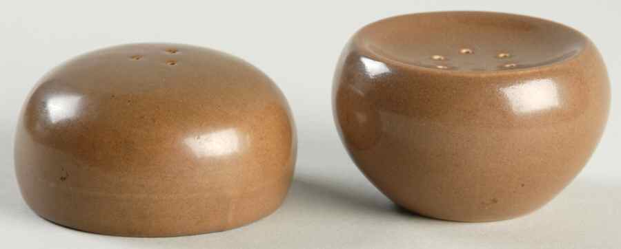 Casual Brown Stacking Salt & Pepper Set by Iroquois-1