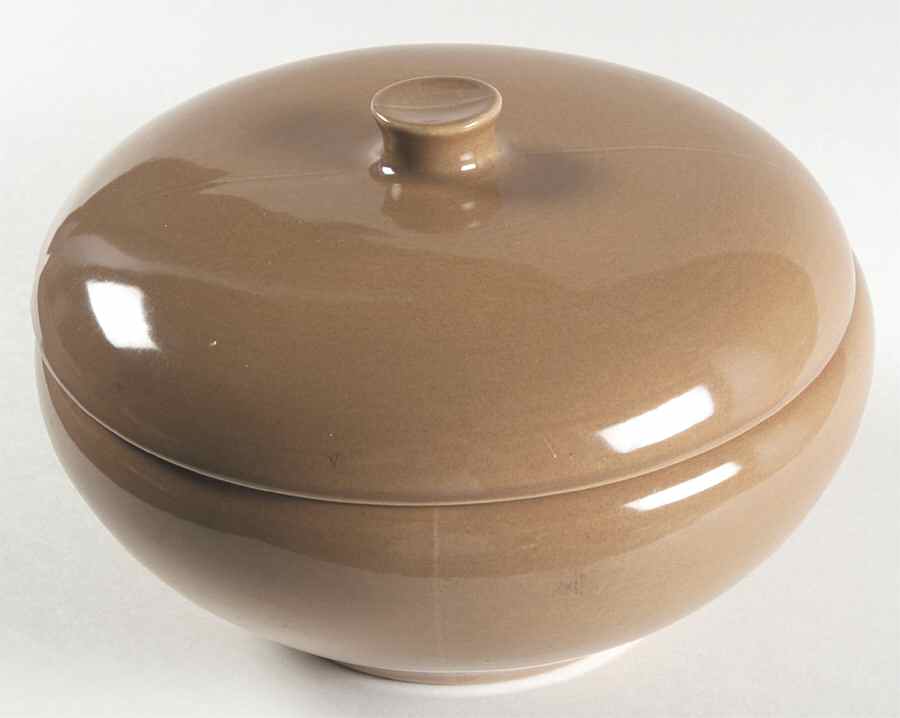Casual Brown 2 Qt Covered Casserole with Knob Lid by Iroquois-1