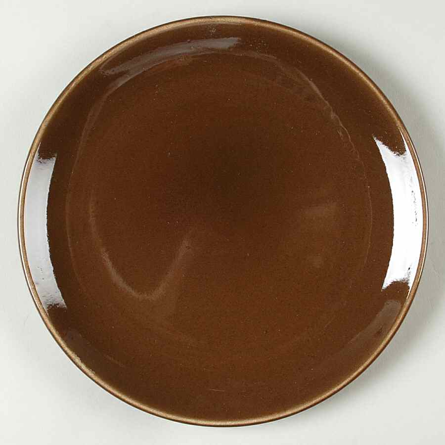 Casual Brown Luncheon Plate by Iroquois-1